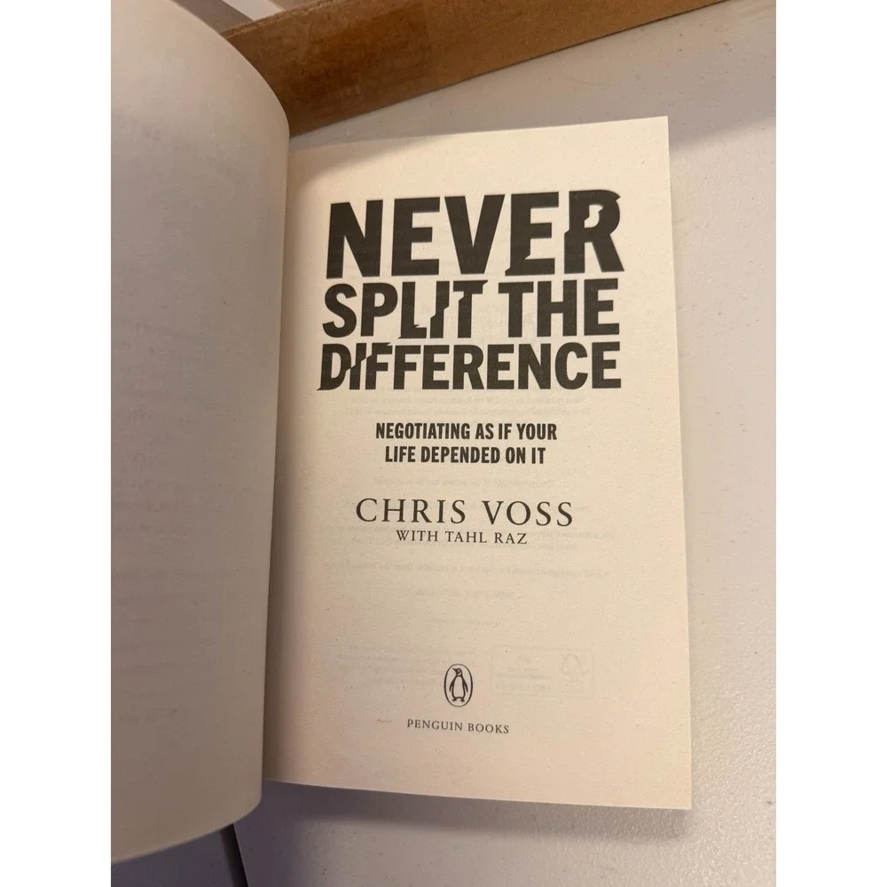 Never Split the Difference Paperback By Chris Voss 9 Copies New Lot of Books